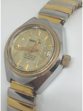 Γυναικείο vintage 2χρωμο ρολόι χειρός Indica IND-005