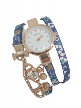 Γυναικείο Βραχιόλι Ρολόι Λουλούδια