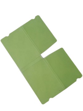 Πλαστική θήκη τσέπης αποθήκευσης μασκών προστασίας προσώπου Πράσινη