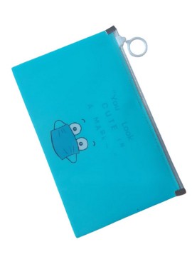 Πλαστική θήκη αποθήκευσης μασκών προστασίας προσώπου Γαλάζια