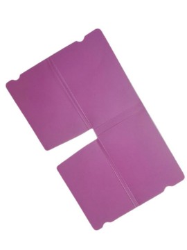 Πλαστική θήκη τσέπης αποθήκευσης μασκών προστασίας προσώπου Ροζ