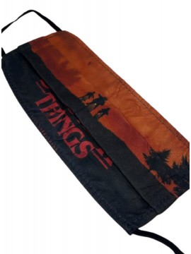 Μάσκα κάλυψης προσώπου υφασμάτινη βαμβακερή Stranger Things II