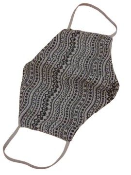 Μάσκα κάλυψης προσώπου ενηλίκων υφασμάτινη βαμβακερή bocho