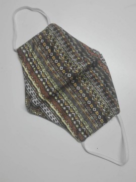 Μάσκα κάλυψης προσώπου ενηλίκων υφασμάτινη βαμβακερή bocho ΙΙ