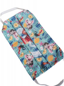 Μάσκα κάλυψης προσώπου παιδική υφασμάτινη βαμβακερή Mulan