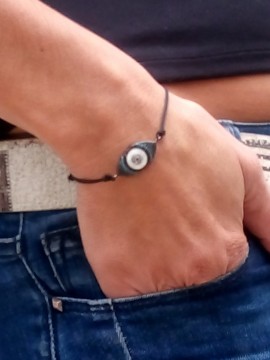 Βραχιόλι χειροποίητο γυναικείο Ojo Blue