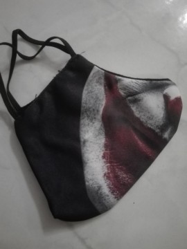 Μάσκα κάλυψης προσώπου ενηλίκων υφασμάτινη Τζόκερ