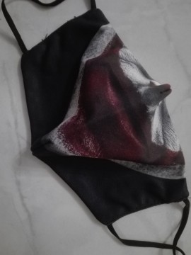 Μάσκα κάλυψης προσώπου ενηλίκων υφασμάτινη Τζόκερ