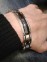 Ανδρικό ατσάλινο βραχιόλι μπρασελέ double color