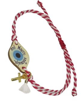 Βραχιόλι Μάρτης μάτι Από Μάρτη καλοκαίρι ξύλινο MAR012