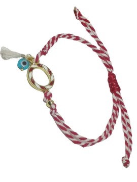 Βραχιόλι Μάρτης στεφανάκι φίλντισι επιχρυσωμενος ορείχαλκος 24Κ MAR025