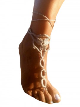 Γυναικείο χειροποίητο βραχιόλι ποδιού 