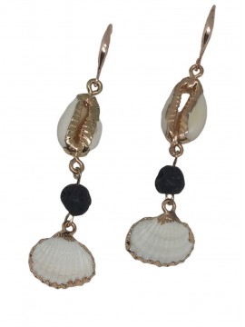 Γυναικείο χειροποίητο σκουλαρίκι Κοχύλι