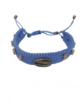 Γυναικείο χειροποίητο βραχιόλι Blue Shell