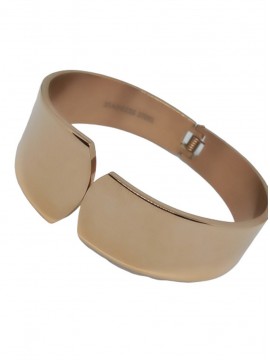 Γυναικείο μοντέρνο ατσάλινο βραχιόλι Βέργα rose gold