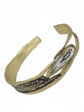 Βραχιόλι χειροποίητο επιχρυσωμένος ορείχαλκος Opus4 Glam