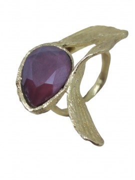 Δαχτυλίδι ορειχάλκινο χειροποίητο Opus4 Ethereal Gold