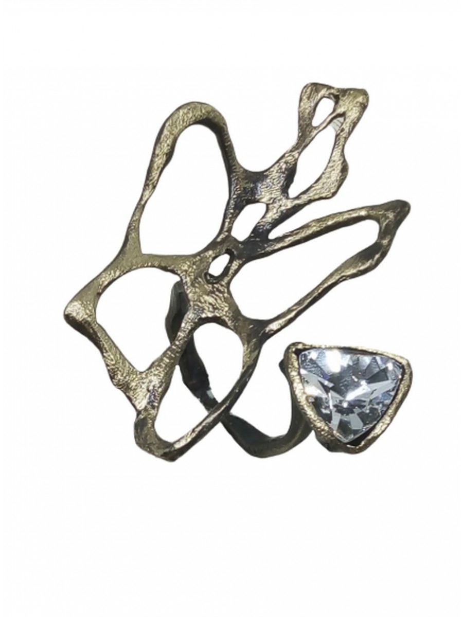 Δαχτυλίδι ορειχάλκινο χειροποίητο Opus4 Bronze Fossil