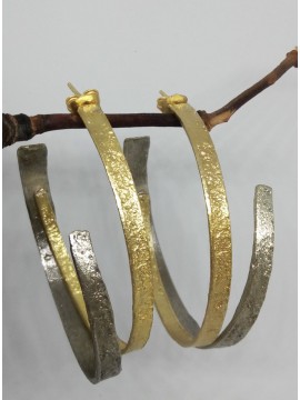 Σκουλαρίκι χειροποίητο επιχρυσωμένος ορείχαλκος Opus4  Toggle