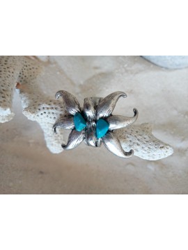 Γυναικείο χειροποίητο δαχτυλίδι Μέδουσα silver