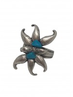 Γυναικείο χειροποίητο δαχτυλίδι Μέδουσα silver