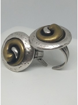 Δαχτυλίδι χειροποίητο γυναικείο αλπακάς silver zin zen
