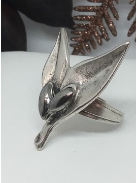 Δαχτυλίδι χειροποίητο γυναικείο Olive grey silver