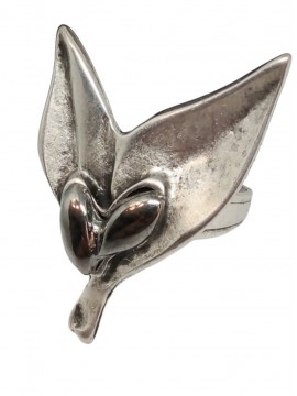 Δαχτυλίδι χειροποίητο γυναικείο Olive grey silver