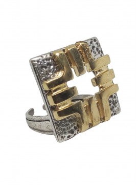 Δαχτυλίδι χειροποίητο γυναικείο cross silver