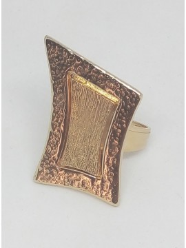 Δαχτυλίδι χειροποίητο γυναικείο αλπακας Gold Plate