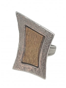 Δαχτυλίδι χειροποίητο γυναικείο αλπακας Silver Plate