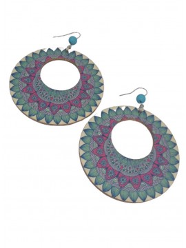 Γυναικείο χειροποίητο σκουλαρίκι Light Blue