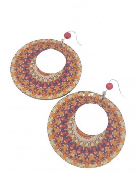 Γυναικείο χειροποίητο σκουλαρίκι Orange