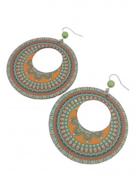 Γυναικείο χειροποίητο σκουλαρίκι Light Green