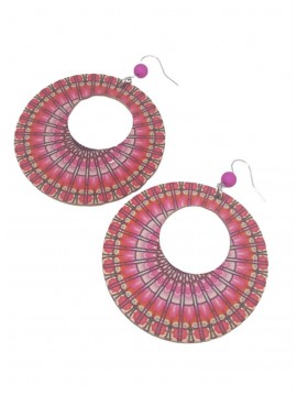 Γυναικείο χειροποίητο σκουλαρίκι Red Rose