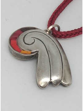 Ψηφιδωτό κολιέ ασήμι 925 γυναικείο Abstract