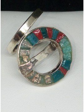 Ψηφιδωτό δαχτυλίδι ασήμι 925 γυναικείο Vortex