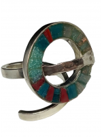 Ψηφιδωτό δαχτυλίδι ασήμι 925 γυναικείο Vortex