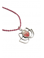 Ψηφιδωτό κολιέ ασήμι 925 Water Lily