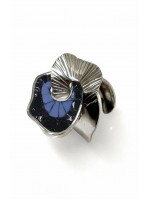 Ψηφιδωτό δαχτυλίδι ασήμι 925 γυναικείο Deep Ocean