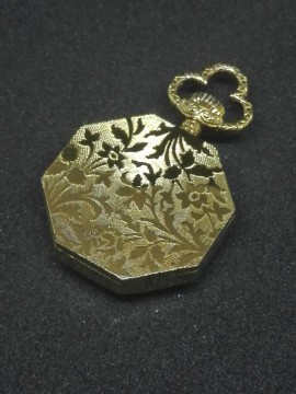 Γυναικείο vintage εξάγωνο ρολόι τσέπης Indica IND-004