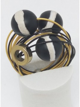 Γυναικείο χειροποίητο ατσάλινο δαχτυλίδι Planet