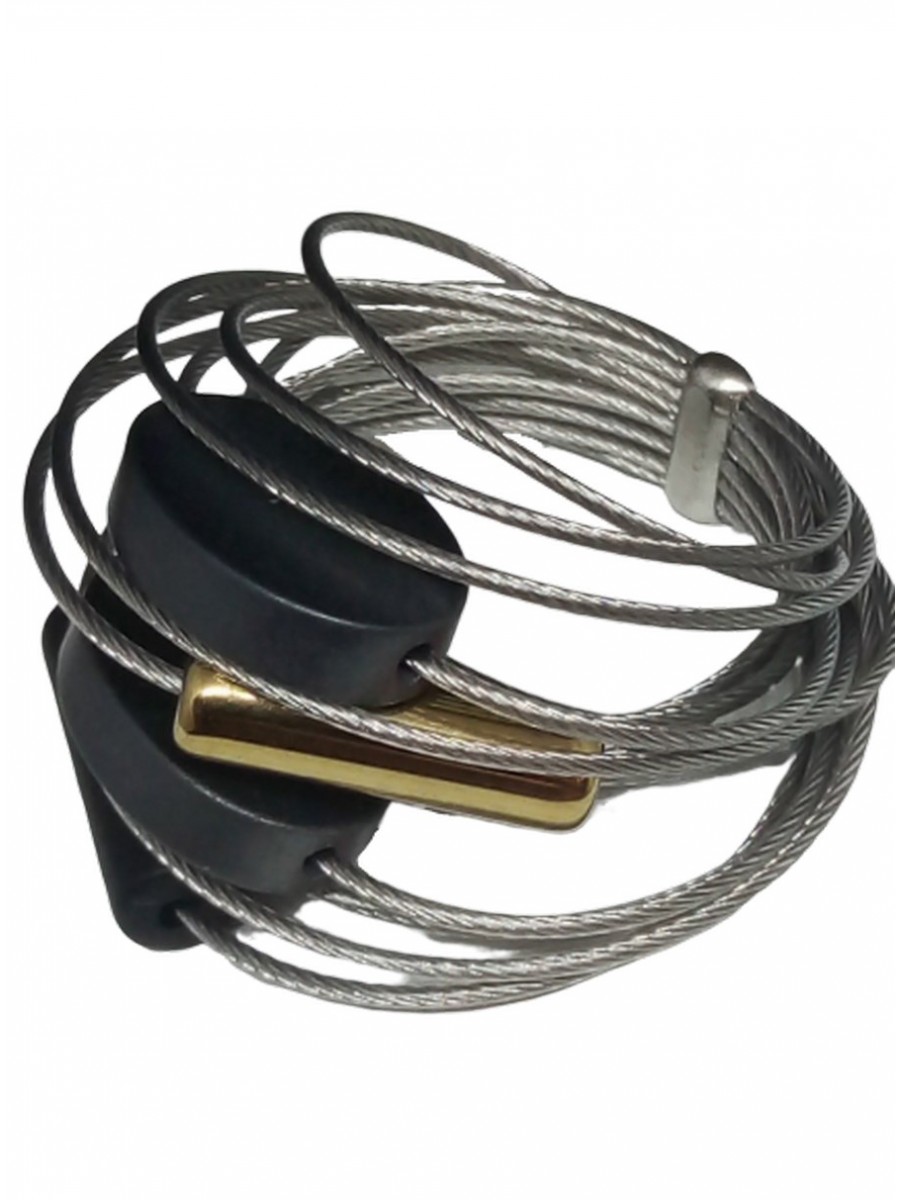 Γυναικείο χειροποίητο ατσάλινο δαχτυλίδι Gray