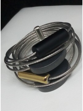 Γυναικείο χειροποίητο ατσάλινο δαχτυλίδι Gray