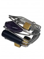 Γυναικείο χειροποίητο ατσάλινο δαχτυλίδι Square