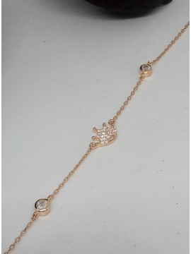 Βραχιόλι ασήμι 925 γυναικείο Corona