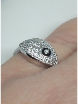 Δαχτυλίδι ασήμι 925 γυναικείο Eye Catcher silver