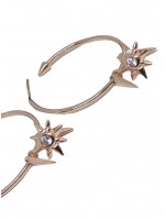 Σκουλαρίκι κρίκος ασήμι 925 galaxy rose gold