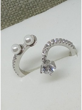 Δαχτυλίδι ασήμι 925 γυναικείο frozen silver