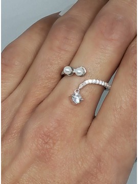 Δαχτυλίδι ασήμι 925 γυναικείο frozen silver